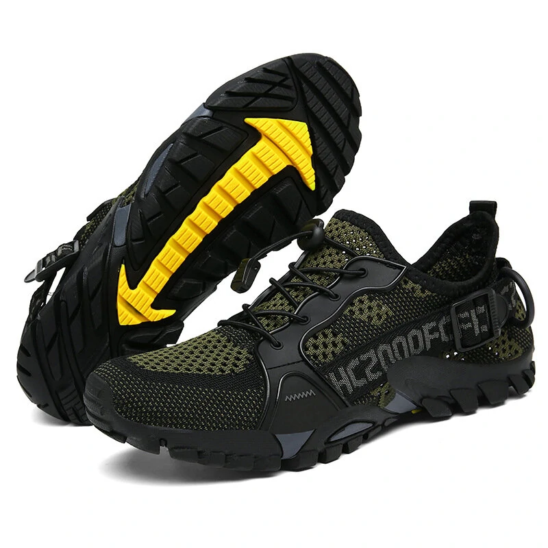 (image for) TENGOO Summer Water Wading Shoes Unisex Outdoor Athletic Breathable Non-slip Hiking Shoes for Outdoors Fun
